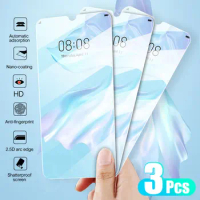 3pcs Tempered Glass Phone Case for Huawei P40 P30 P20 Lite Pro 2019 Protective Sheet-Glass for Huawei P40 Pro P30 20 Light