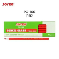 PENCIL GLASS / PENSIL KACA JOYKO PG-100 MERAH