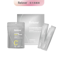 Relove  肽澎彈膠原胜肽精華飲+維他命C超能膠囊