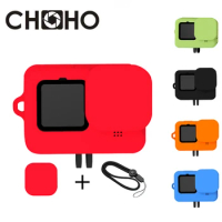 For gopro hero 9 10 11 12 black accessories case Protective Soft Housing Rubber Silicone Shell Protector For go pro accesorioes