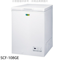 APP下單4%點數★SANLUX台灣三洋【SCF-108GE】105公升冷凍櫃(含標準安裝)