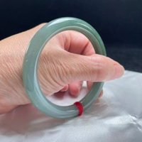 緬甸手鐲冰油青翡翠手鐲種水老玉質細膩顏色均勻優雅漂亮大氣完美