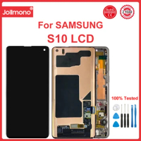 Display for Samsung Galaxy S10+ S10 Plus G975F/DS, Lcd Display Touch Screen Digitizer for Samsung Galaxy S10 G973F/DS