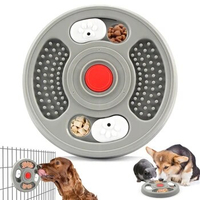Dog Slow Feeder Device Pet Anti suffocation Bowl 2 in 1 Treat Puzzle &amp; Lick Mat Anti Slip and Large Capacity Feeder Pet Supplies