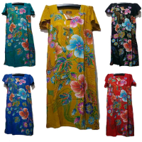 DASTER 01 NOMI KD 100 PB 100 BATIK SESAWI LABEL COKLAT DAN HITAM MURAH Wanita Nyaman Pendek