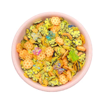 50g Mixed Honeycomb Bear Slices Polymer Hot Clay Sprinkles for Slimes Filler Tiny Cute Plastic Klei Accessories DIY Resin Crafts