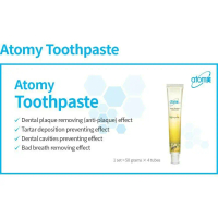 Toothpaste Propolis and Green Tea Atomy (50g x 1 tube) Ready Stock