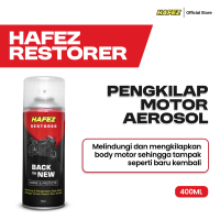 Hafez Restorer Mengkilapkan dan Menghitamkan Body Motor Semprot Kendaraan penghitam  motor pengkilap