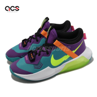 Nike 籃球鞋 Air Zoom Crossover GS 大童鞋 女鞋 藍 綠 紫 氣墊 緩震 運動鞋 DC5216-301
