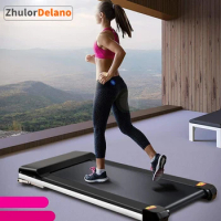 1.5HP Portable Treadmill With Foldable Wheels Walking Pad Flat Slim Treadmill Sports App Remote Control Jogging Running Machine