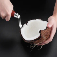 Kitchen Coconut Opener Tool Coconut Cutter Coconut Grater Coconut Peeler Stainless Steel Coconut Opener Fruit Opener Double