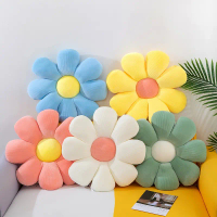 Bantal bunga matahari bantal sofa bantal duduk bahan lembut