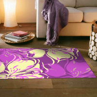 范登伯格 - 博斯 進口地毯 - 花蝶相印 (紫) (迷你款 - 70 x 120cm)