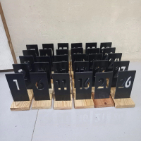 nomor meja cafe resto penanda nomor meja