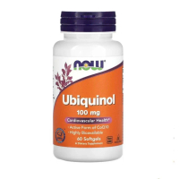✅[พร้อมจัดส่ง] Now Ubiquinol 100 mg ดูแลสุขภาพผิวพรรณให้แลดูเรียบเนียน ดูแลผิวจากปัจจัยภายนอก เช่น แ