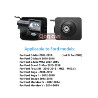 For Ford Focus MK3 Kuga S/C Max Escape Mondeo V LED Light Rearview Mirror Welcome Shadow Lamp Laser Projector Ghost Modification