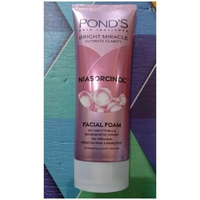 Ponds Facial Foam 100 gram bright miracle Niasorcinol/activated charcoal/ultimate pore clear 100ml