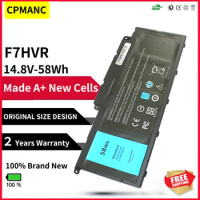 CPMANC 14.8V 58Wh F7HVR G4YJM 062VNH T2T3J Laptop Battery For Dell Inspiron 17 7000 7737 7746 14 15 15r 5545 7537 14-7437