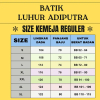 Bledak Kemeja Batik Katun Prima Premium Solo Luhur Adiputra Pria Motif Mewah Panjang Pasti Ori