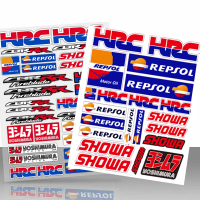 XSD Pelekat Topi Keledar, Untuk HONDA HRC Repsol Showa Yoshimura, Sesuai untuk Motosikal, Termasuk C