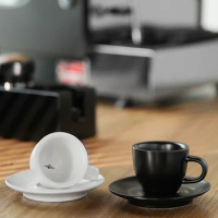 MHW-3BOMBER Espresso Mug 80ml Ceramic Coffee Cup and Saucer Professional Home Barista Latte Art Mug Exquisite Kitchen Accessorie
