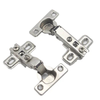 2PCS Inset 25mm Small Furniture Hinge Soft Close Mini Hydraulic Damper For Kitchen Cabinet Cupboard Door Hinges Buffering