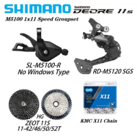 SHIMANO DEORE SL-M5100 Shift Lever MTB RD-M5120 Rear Dearilleur 1x11 Speed Groupset Mountain Bike ZEOT 11S Cassette Chain 11V