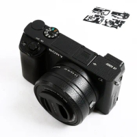 Camera Body Protective sticker Film Skin For Sony A6000 A6100 A6400 A6300 A6500 A6700 ZVE10 ZV-E1 Leather Texture Coat Wrap