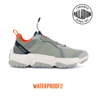 【Palladium】OFF-GRID LO WP+快穿輪胎橘標低筒防水靴/防水鞋/休閒鞋-男鞋/女鞋-沙漠灰(77332-297)