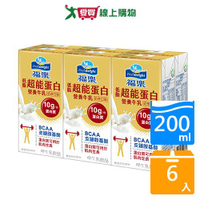 福樂超能蛋白營養牛乳奶茶200mlx6【愛買】