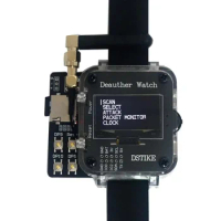 Newest DSTIKE Deauther Watch V4S Deauthe Bad USB ESp8266+Atmega32u4 1000mAh Battery SD card USB Disconnect 2.4G WiFi