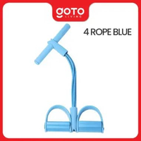 Goto Movi Tummy Trimmer Alat Olahraga Pengecil Perut Dan Pembakar Lemak Portable 4 ROPE BLUE