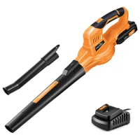 Leaf Blower - 20V Cordless Leaf Blower With Battery And Charger Electric Leaf Blower Lawn Care Leaf Blower