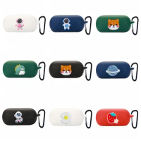 For Anker SoundCore Sport X10 Case Cartoon Funny Animal Silicone Bluetooth Earphones Cover soft shell case