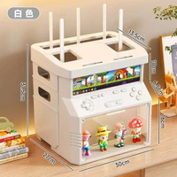 手辦路由器收納盒wifi路由器收納電源插座無線光貓機頂盒置物收納