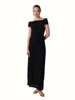 ชุดกระโปรงผู้หญิงรุ่น DVF CYNTHIA DRESS  สี BLACK