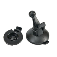 Black 17mm GPS Stand Windshield Windscreen Car Suction Cup Mount Stand Holder For Garmin 65 66 67 68 (LMT, LT, LM ) 2517 C255