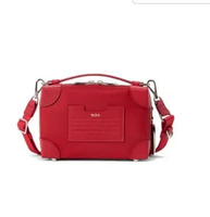 TUMI Voyageur Dey Trunk Crossbody Bag - Sling Bag - Tumi Red