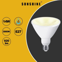 LED燈膽(PAR38射膽) 14W E27大螺頭 IP65 防水室內戶外燈膽(LPAR38D-14) 黃光 3000K