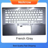 MEIARROW New/org For ASUS VivoBook 14s S14X S431 S431f S4500FL S4500F Palmrest French keyboard upper cover,Gray