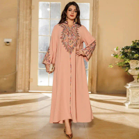 Váy thêu dành cho buổi tối, trang phục Hồi giáo cho nữ, trang phục Ramadan, abaya, khimar, jilbab, k