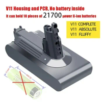 Vacuum Cleaner V11 Li-ion Battery Case Charging Protection Circuit Board PCB Box For Dyson 25.2V SV14 Complete Absolute Fluffy