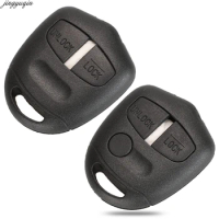 Jingyuqin 10pcs Remote Car Key Fob Shell For Mitsubishi Lancer EX Evolution Grandis Outlander 2/3 Buttons Optional Replacement