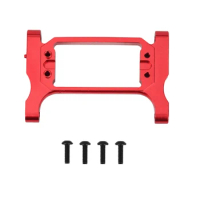 Metal Front Chassis Brace Crossmember Beam for 1/10 RC Car Traxxas TRX-4 TRX4 TRX 4 Upgrade,Red