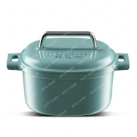 Cast Iron Pot Household Saucepan Slow Cooker Casserole Soup Pot Thermal Cooker Non-Stick Pan Induction Cooker Stew-Pan