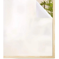 靜電玻璃貼 防曬隔熱玻璃窗花紙  45x200cm 白磨砂