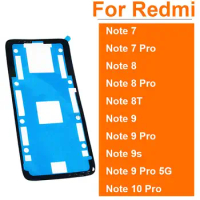 Rear Camera Sticker Touch ID &amp; Back Battery Housing Cover Adhesive Glue For Xiaomi Redmi Note 10 9 8 7 Pro 5G Note 9s Note 8T