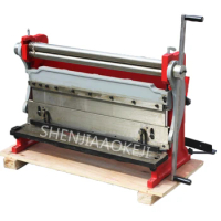 Bending machine 610mm Manual shearing board machine HSBR-610 Rolling machine three in one copper iron aluminum plate machine