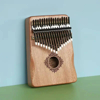 Nhạc Cụ Bằng Gỗ Mahogany, Mbira Body, 17 Phím, Ngón Tay Cái Cao, Chất Lượng Cao, Đi Kèm Với Sách Học