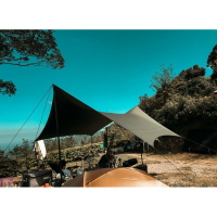 韓國 Urban forest 防焰碟型天幕 520cm*450cm 綠 黑 咖【ZD Outdoor】帳篷 天幕 戶外 野餐 露營